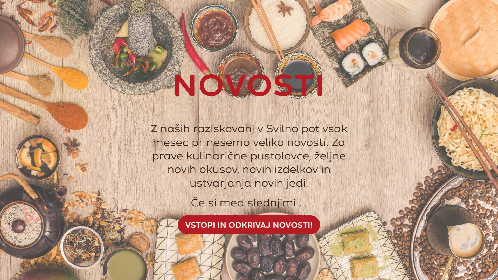 Odkrivaj, kaj imamo novega v ponudbi.